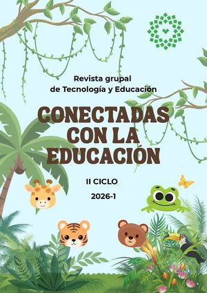 Revista Grupal Conectadas Con La Educación