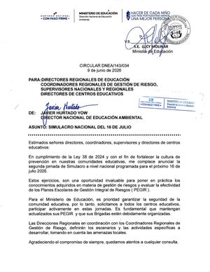 Ii Simulacro Nacional Meduca
