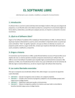 Software Libre