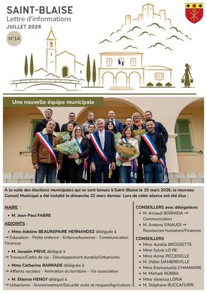 Mairie Lettre 14 Juin 2026