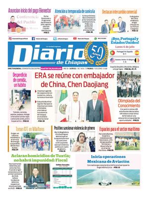 Portada Lunes 7 De Julio De 2026
