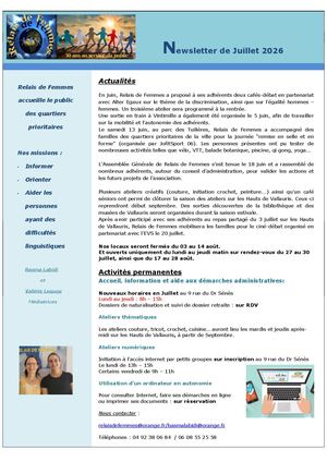 Newsletter Juillet 2026