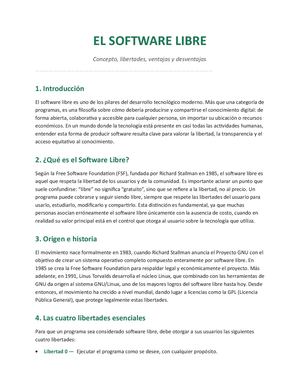 Software Libre 4hojas