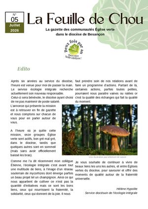 La Feuille De Chou#5 - Juillet 2026