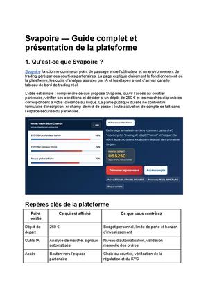Svapoire — Guide Complet Et Présentation De La Plateforme