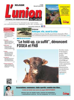 L'union Du Cantal N° 3904