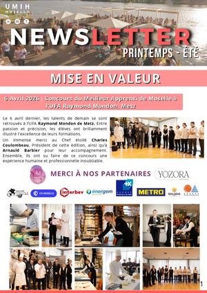 Newsletter Printemps ÉTé Umih Moselle