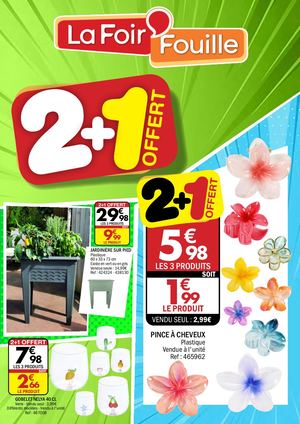 La Foir'Fouille : 2+1 OFFERT