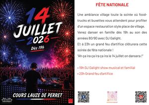 Programme 14 Juillet 2026