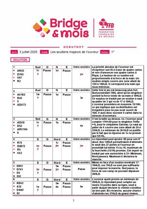 20 Solution Les Soutiens Majeurs De L’ouvreur