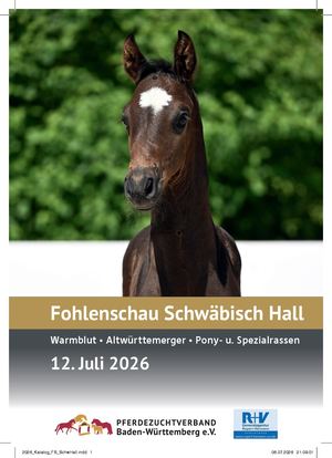 Fohlenschau Schwäbisch Hall 2026