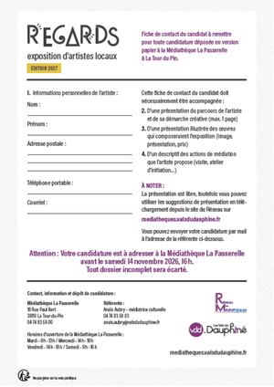 Regards 2026 Docs Inscription