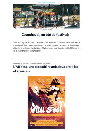 CP - Courchevel, Un été de Festivals !