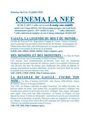 Programme La Nef Grenoble