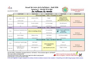 PLANNING Août 2026 S2