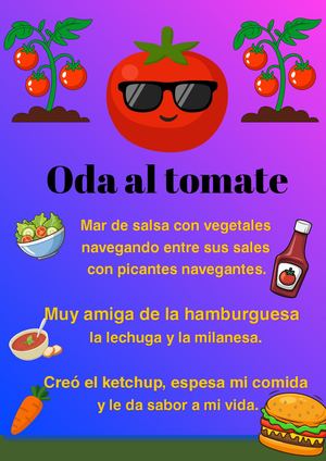 Dante Franco Luciano Oda Al Tomate