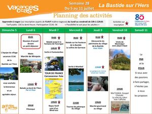 Planning D'activités S28