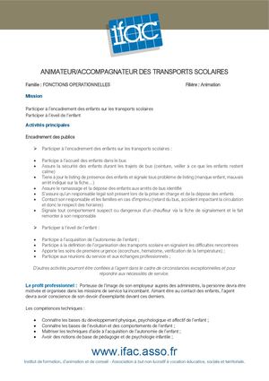 Accompagnateur Trice Bus Scolaire - CDD - Roquefort Les Pins