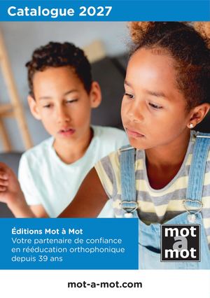 Catalogue Mot à Mot éditions 2027