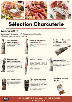 Notre Sélection Charcuterie