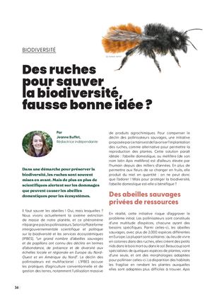 Articles pour Valériane (association Nature & Progrès Belgique)