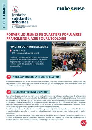 Fiche Technique Makesense Juillet 2026