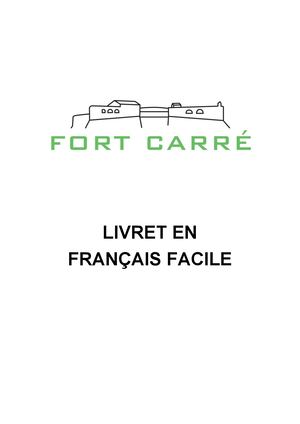 Fort Carré - Livret français facile