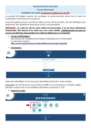 Gecenligne Guide Utilisateur