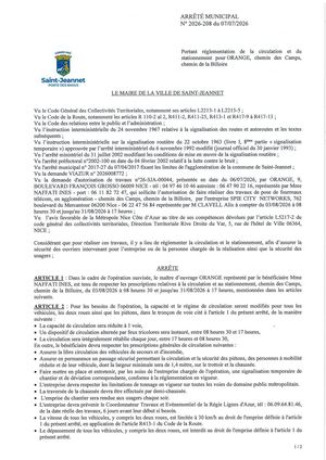 Am N°2026 208 Nca 26 Sja 00044 Chemin Des Camps De La Billoire Orange