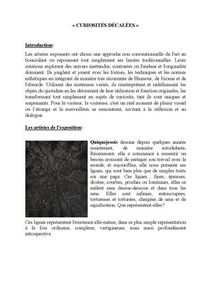 Exposition Juin Curiosités Décalées Copie