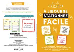 Libourne stationnement - Dépliant 2026