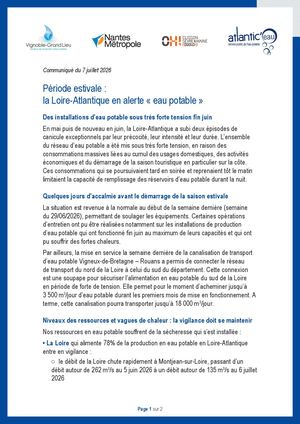 Situation Eau Potable