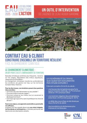 Zoom Contrat Eau & Climat
