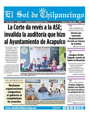 El Sol De Chilpancingo 7 Julio 2026 Compressed