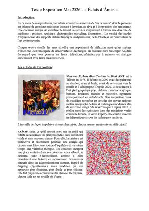 Texte Exposition Mai 2026 ÉClats D'âmes Copie
