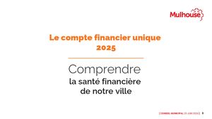La présentation en Conseil Municipal - CFU 2025