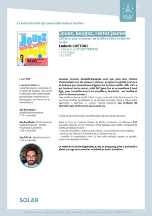 Cp L Cretoni Jouez, Bougez, Restez Jeunes Ed Solar Pdf