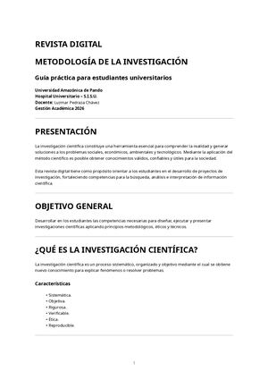 Revista Digital Metodología De La Investigación