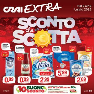 Volantino Crai Codè Extra dal 9 al 19 luglio