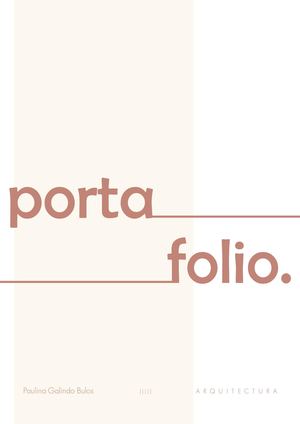 PORTAFOLIO Paulina Galindo Bulos
