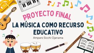 Presentación De Música Diapositivas Instrumentos Ilustrativo Infantil Colorido