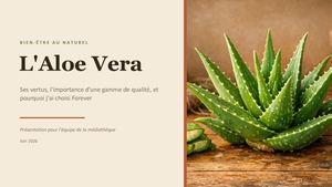 Presentation Aloe Vera Atelier