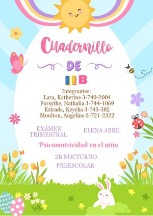 Examen preescolar 2b nocturno cuadernillo