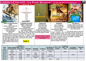 Programme du 08 au 14 Juillet 2026