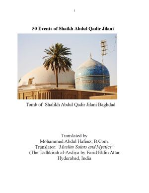 50 Events Of Shalikh Abdul Qadir Jilani