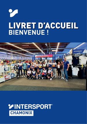 Livret D'accueil Intersport Chamonix