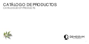 Catálogo Dehesium