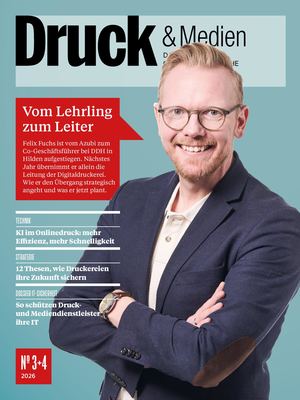 Druck & Medien 2026/03+04 Ausgabe Vorschau
