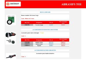 Abrasifs Tolerie