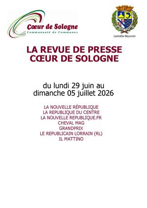 Revue Presse Coeurde Sologne S27